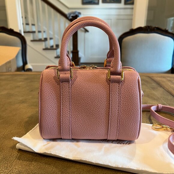 Dress Up Your Purse DUYP Nano Boston Bag - Dusty Pink New - Picture 3 of 9